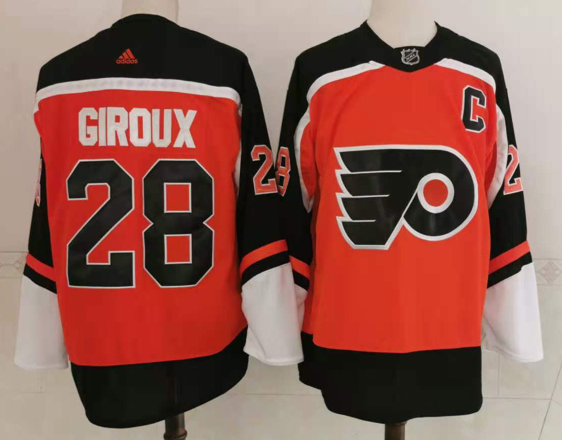 Adidas Men Philadelphia Flyers #28 Giroux Orange Home Authentic Stitched NHL Jersey->philadelphia flyers->NHL Jersey
